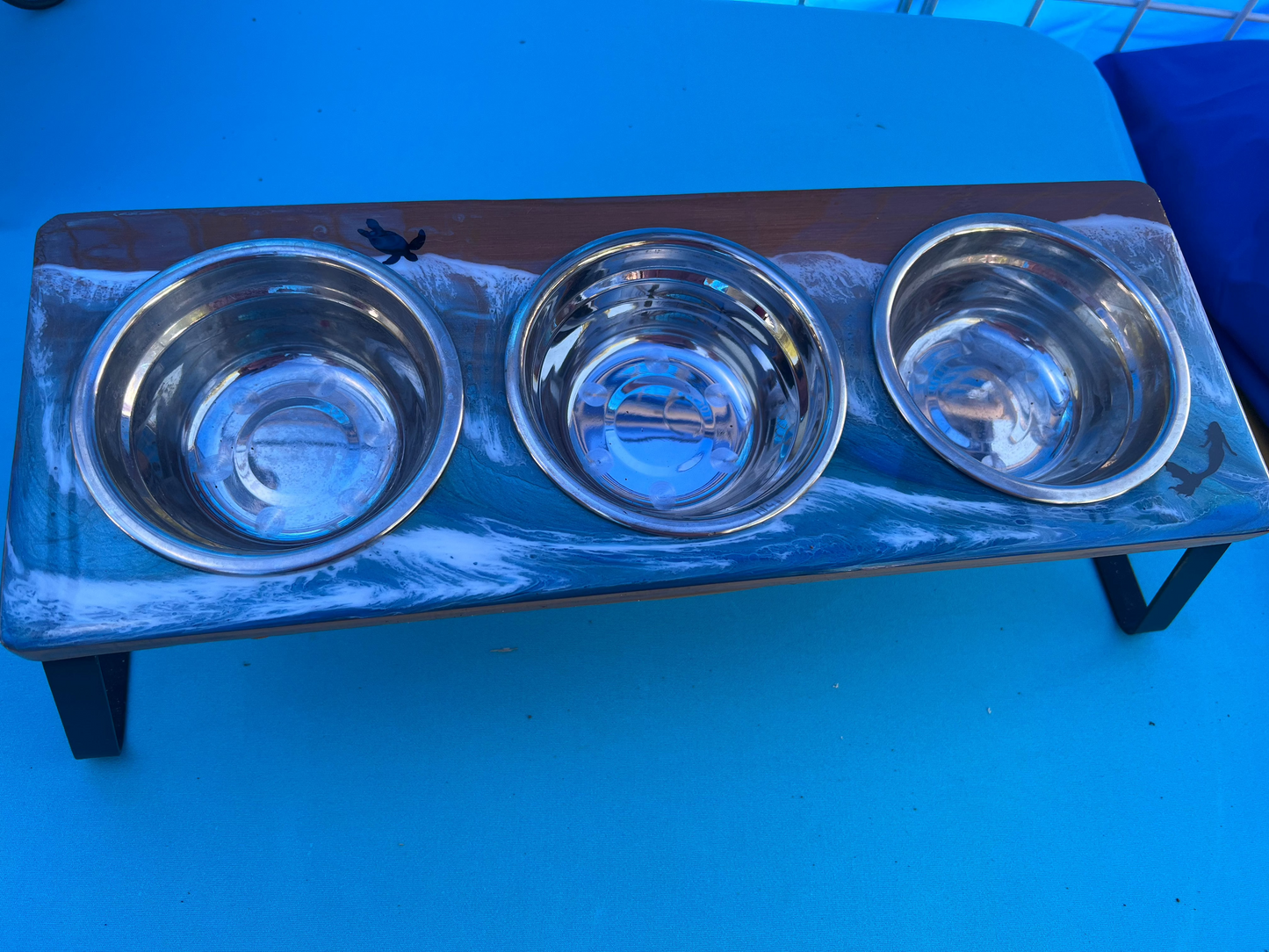 Mermaid Ocean Dog/Cat Bowl
