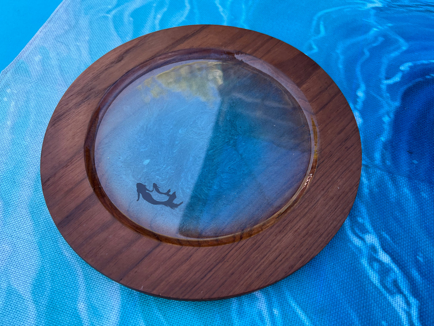 A Quiet Swim With Mom Plate