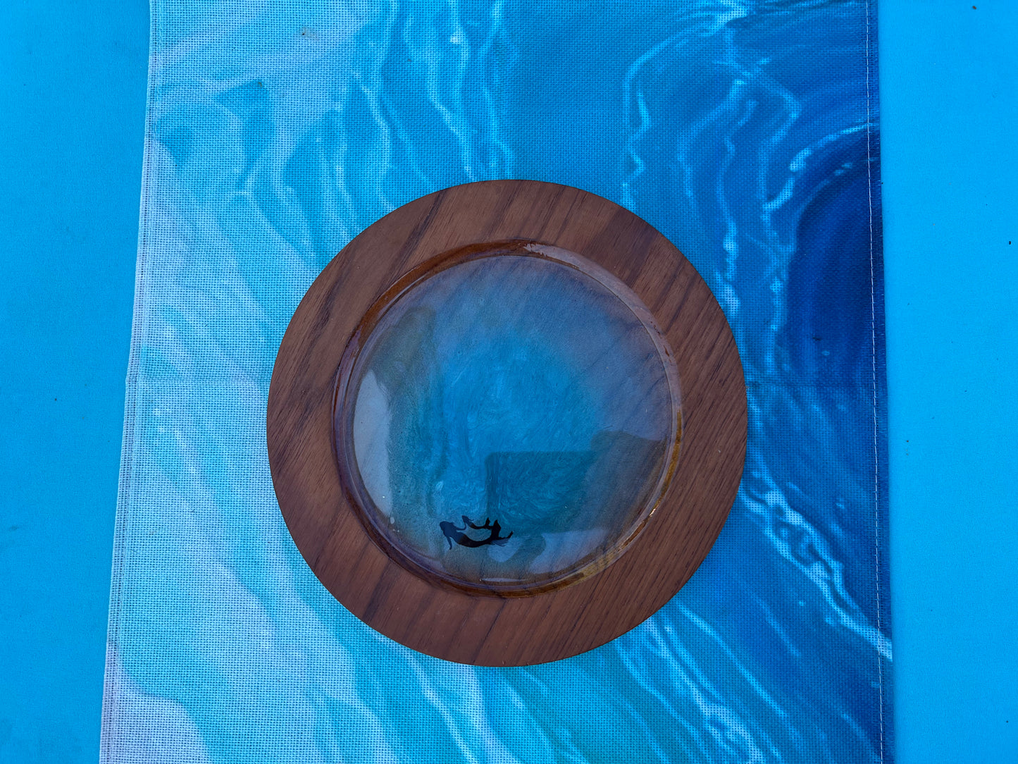 A Quiet Swim With Mom Plate