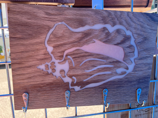 Queen Conch Key/Leash Rack